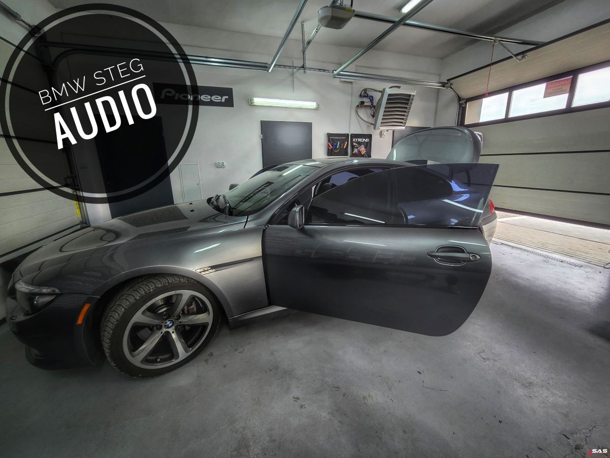 BMW E63 – rozbudowa systemu car audio i pełne wygłuszenie [Zobacz realizację]