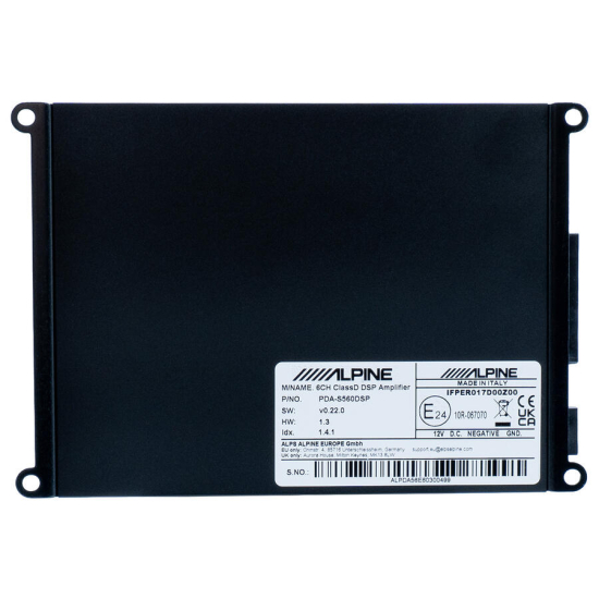 Alpine PDA-S560DSP 6-kanałowy wzmacniacz DSP