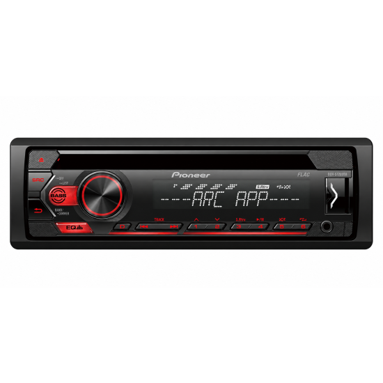 Pioneer DEH-S120UB radio samochodowe 1-DIN – widok z przodu