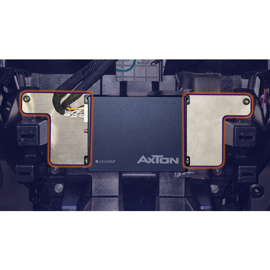AXTON A544DSP – 10-kanałowy procesor DSP ze wzmacniaczem 4 × 25 W RMS i Bluetooth