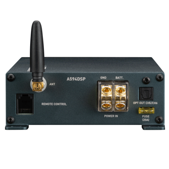AXTON A594DSP – wzmacniacz 4-kanałowy z 6-kanałowym DSP i Bluetooth