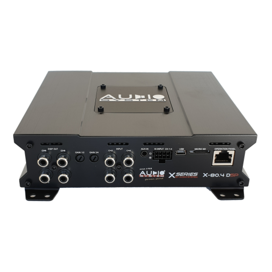Audio System X-80.4 DSP-BT Wzmacniacz 4-kan. z 8-Kan procesorem DSP i BT
