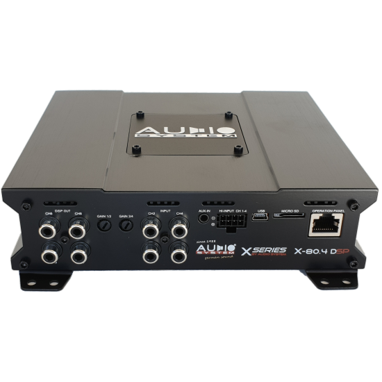 Audio System X-80.4 DSP-BT Wzmacniacz 4-kan. z 8-Kan procesorem DSP i BT