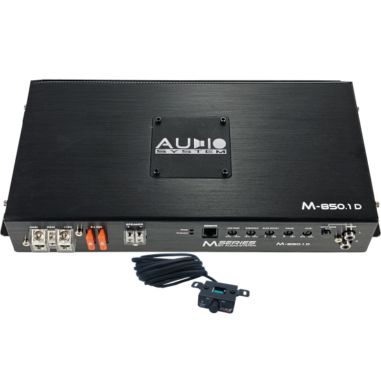 Audio System M-850.1D Monoblock do subwoofera 850W RMS 2 Ohm