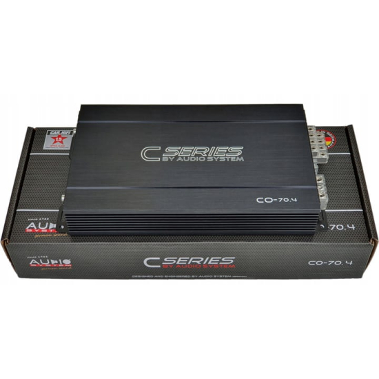 Audio System CO-70.4 4x70/110W RMS Wzmacniacz 4-kanałowy