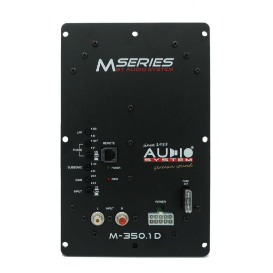 Audio System M-350.1D Monoblock 350W RMS do wbudowania