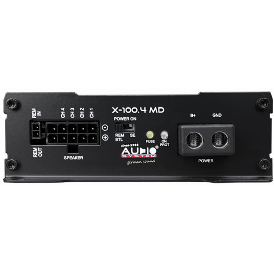 Audio System X-100.4MD mini AMP 4x150W RMS