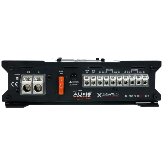 Wzmacniacz Audio System X-80.4DSP-BT Bluetooth APP DSP 4x150W RMS