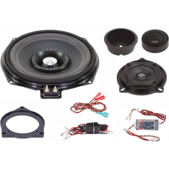 Audio System MFIT BMW EVO2 + X80.4DSP-BT +pełne okablowanie PnP