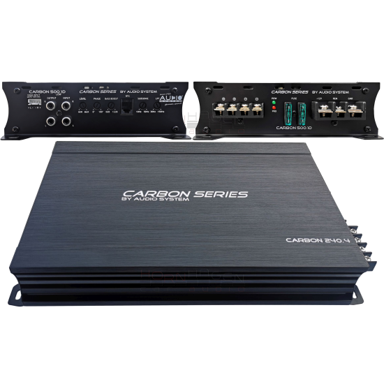2x Carbon 10 subwoofer 25cm +Carbon 500.1D