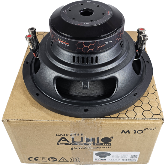 Audio System M10 EVO2 25cm dwucewkowy 2+2 Ohm 300W RMS