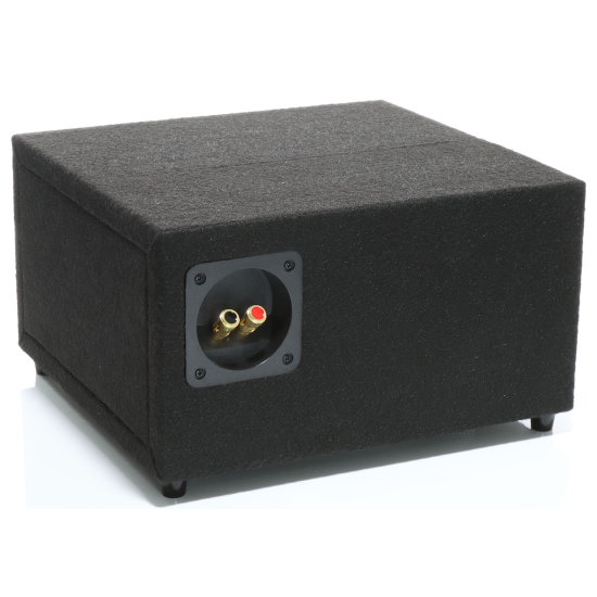VW T5 subwoofer pod fotel pasażera Audio System M10 EVO2-D4 GDF 25cm 2Ohm 300W RMS