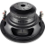 VW T5 subwoofer aktywny 300W RMS pod fotel pasażera Audio System M10 EVO2-D4 GDF 25cm 2Ohm