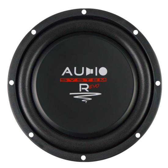 Audio System R12Flat EVO2 + G12 EVO Klasa Hi-Fi Głęboki bas