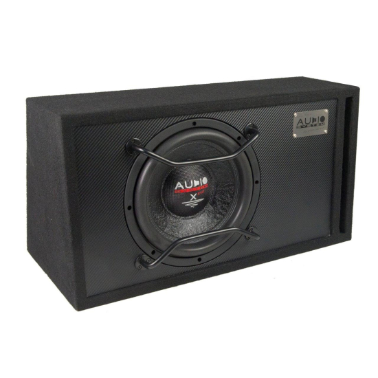 Audio System X12EVO BR oryginalna obudowa bassreflex 1000W RMS 2+2 Ohm