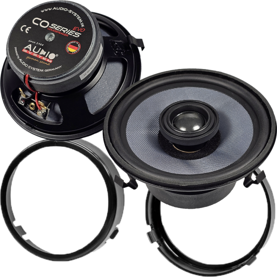 Mercedes W124 sedan Coupe TYŁ Audio System CO120evo klasa HiFi 2x80W