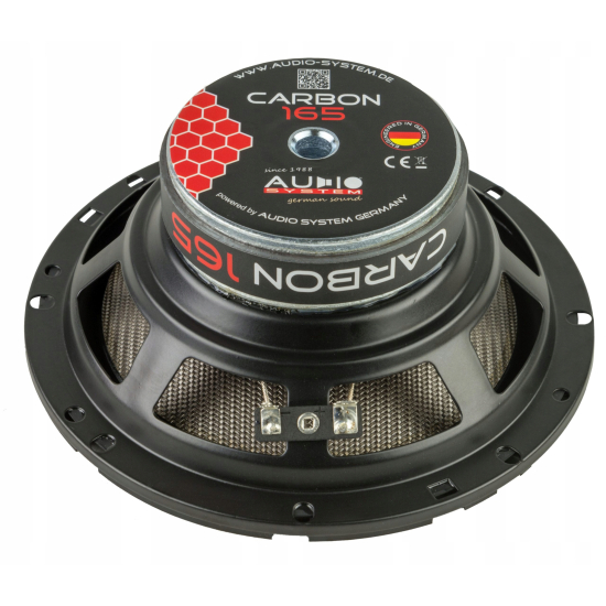 Audio System Carbon 165/3 zestaw 3-drożny 165mm NOWOŚĆ2025 2x180/120W