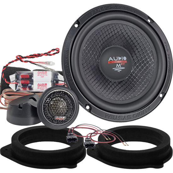Audi A4 B6 B7 A8 8P Audio System M165 EVO3 membrana Carbon 90W RMS 3 Ohm