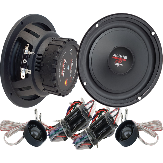 Audi A4 B9 tył Audio System R165EM EVO2 MDF kable