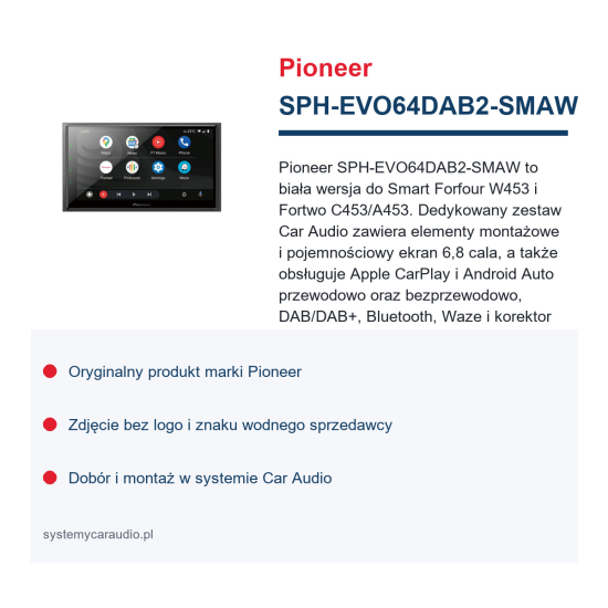 Pioneer SPH-EVO64DAB2-SMAW