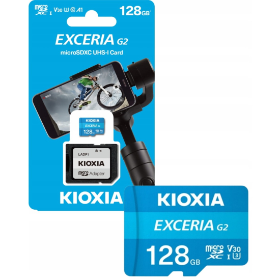 Karta pamięci KIOXIA Exceria G2 microSDXC 128GB – zdjęcie 2