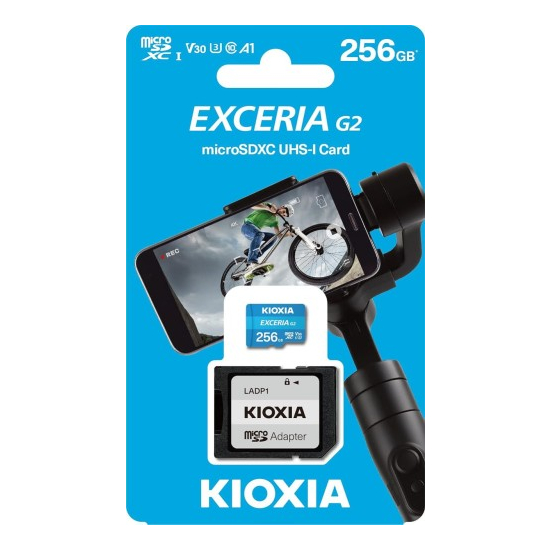 Karta pamięci KIOXIA Exceria G2 microSDXC 256GB – zdjęcie 1