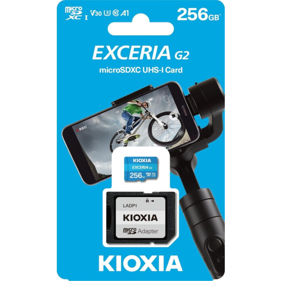 Karta pamięci KIOXIA Exceria G2 microSDXC 256GB – zdjęcie 2