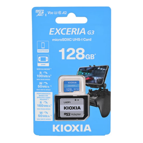 Karta pamięci KIOXIA Exceria G3 microSDXC 128GB – zdjęcie 1