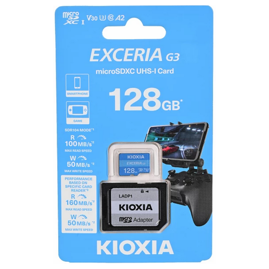 Karta pamięci KIOXIA Exceria G3 microSDXC 128GB – zdjęcie 2