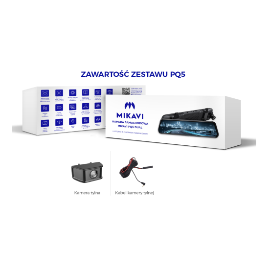 Mikavi PQ5 - Kamera tylna + przewód 6,5 metra – zdjęcie 1