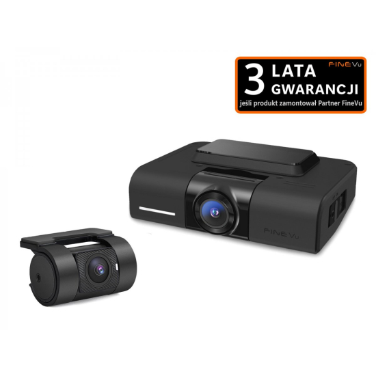 FineVu GX1100 4K – wideorejestrator UHD + Full HD z GPS