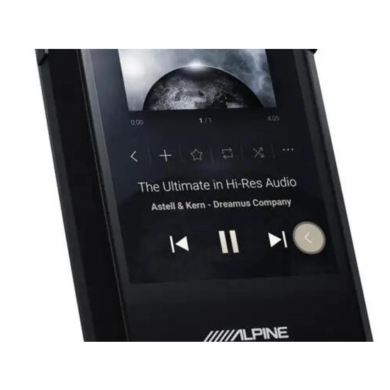 Alpine DAP-7909 Cyfrowy odtwarzacz audio