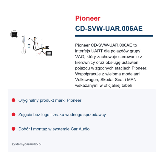 Pioneer CD-SVW-UAR.006AE