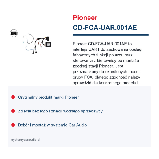 Pioneer CD-FCA-UAR.001AE