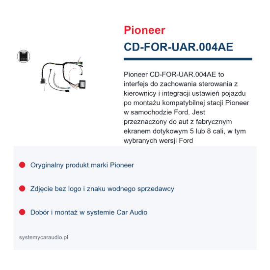 Pioneer CD-FOR-UAR.004AE
