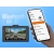 FineVu GX9000 – Premium 2.5K QHD + Full HD Dash Cam with GPS, HDR, Wi-Fi 5 and Advanced Parking Surveillance z kartą FineVu 128 GB