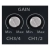 ZAPCO ASP-TPA – regulatory poziomu Gain CH3/4 i CH1/2