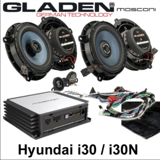 GLADEN SoundUp GA-SU-HY-i30-passiv – zestaw audio Hyundai i30 / i30N