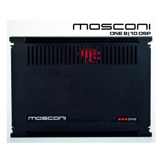 MOSCONI ONE 8|10 DSP 24V – widok główny wzmacniacza