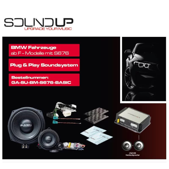 GLADEN SoundUp GA-SU-BM-S676-BASIC – grafika zestawu SoundPower / SoundPower kit illustration