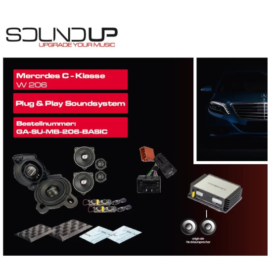 GLADEN GA-SU-MB-206-BASIC – grafika zestawu W206 / Distributor W206 kit illustration