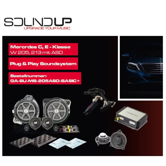 GLADEN GA-SU-MB-205ASD-BASIC+ – grafika zestawu przód/tył z ASD / Distributor ASD kit illustration