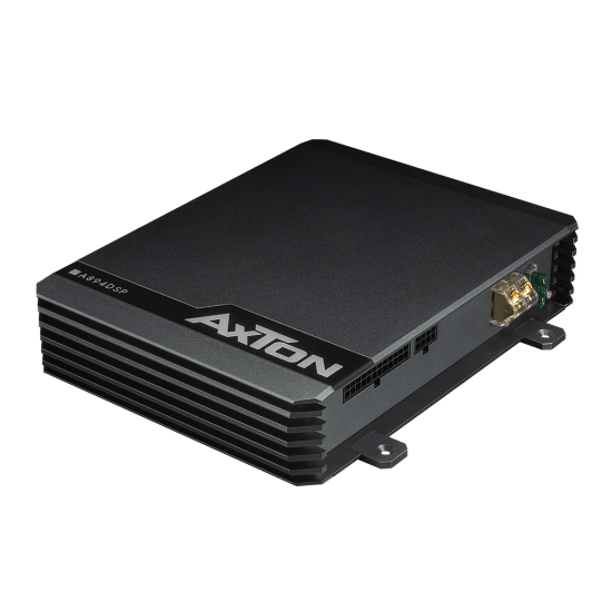 AXTON A894DSP – 8-kanałowy wzmacniacz z 9-kanałowym DSP i Bluetooth