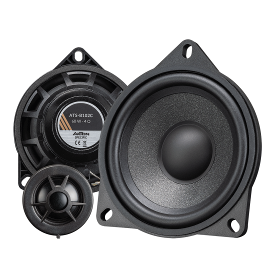 AXTON ATS-B102C – zestaw głośnikowy Plug&Play do BMW, 100 mm, 60 W RMS