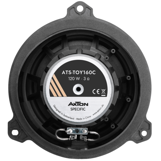 AXTON ATS-TOY160C – zestaw głośnikowy Plug&Play do Toyoty, 165 mm, 80 W RMS