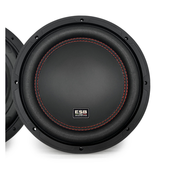 ESB AUDIO 3.12D4 – subwoofer 300 mm DVC 4+4 Ω, 300 W RMS