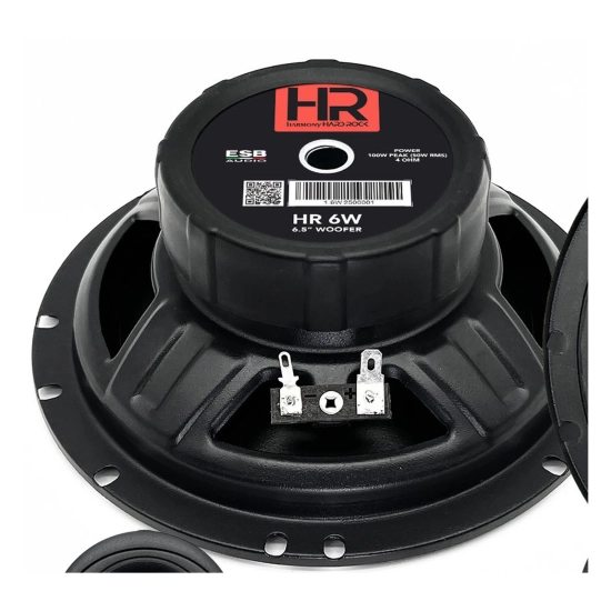 ESB AUDIO HR 6K2X – tył woofera HR 6W, magnes i zaciski