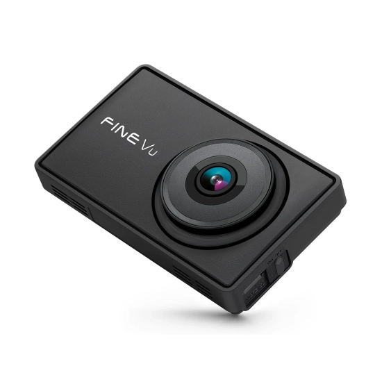 FineVu GX9000 – Premium 2.5K QHD + Full HD Dash Cam with GPS, HDR, Wi-Fi 5 and Advanced Parking Surveillance z kartą FineVu 128 GB