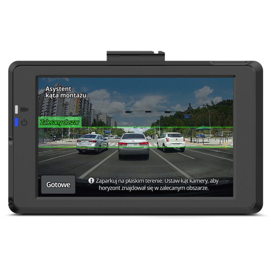 FineVu GX9000 – Premium 2.5K QHD + Full HD Dash Cam with GPS, HDR, Wi-Fi 5 and Advanced Parking Surveillance z kartą FineVu 128 GB