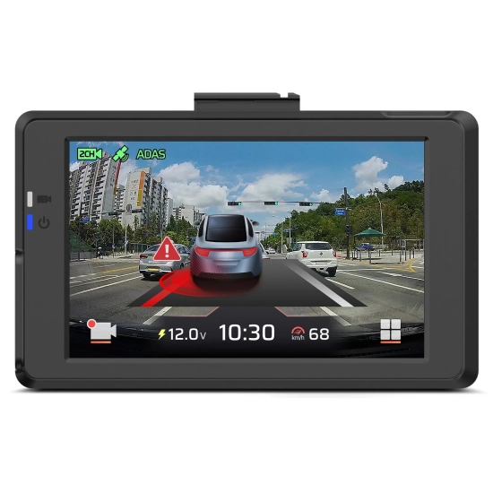 FineVu GX9000 – Premium 2.5K QHD + Full HD Dash Cam with GPS, HDR, Wi-Fi 5 and Advanced Parking Surveillance z kartą FineVu 128 GB